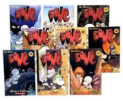  Covers of Bone books 1-9